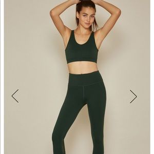 Varley ainsley tight workout yoga pants green